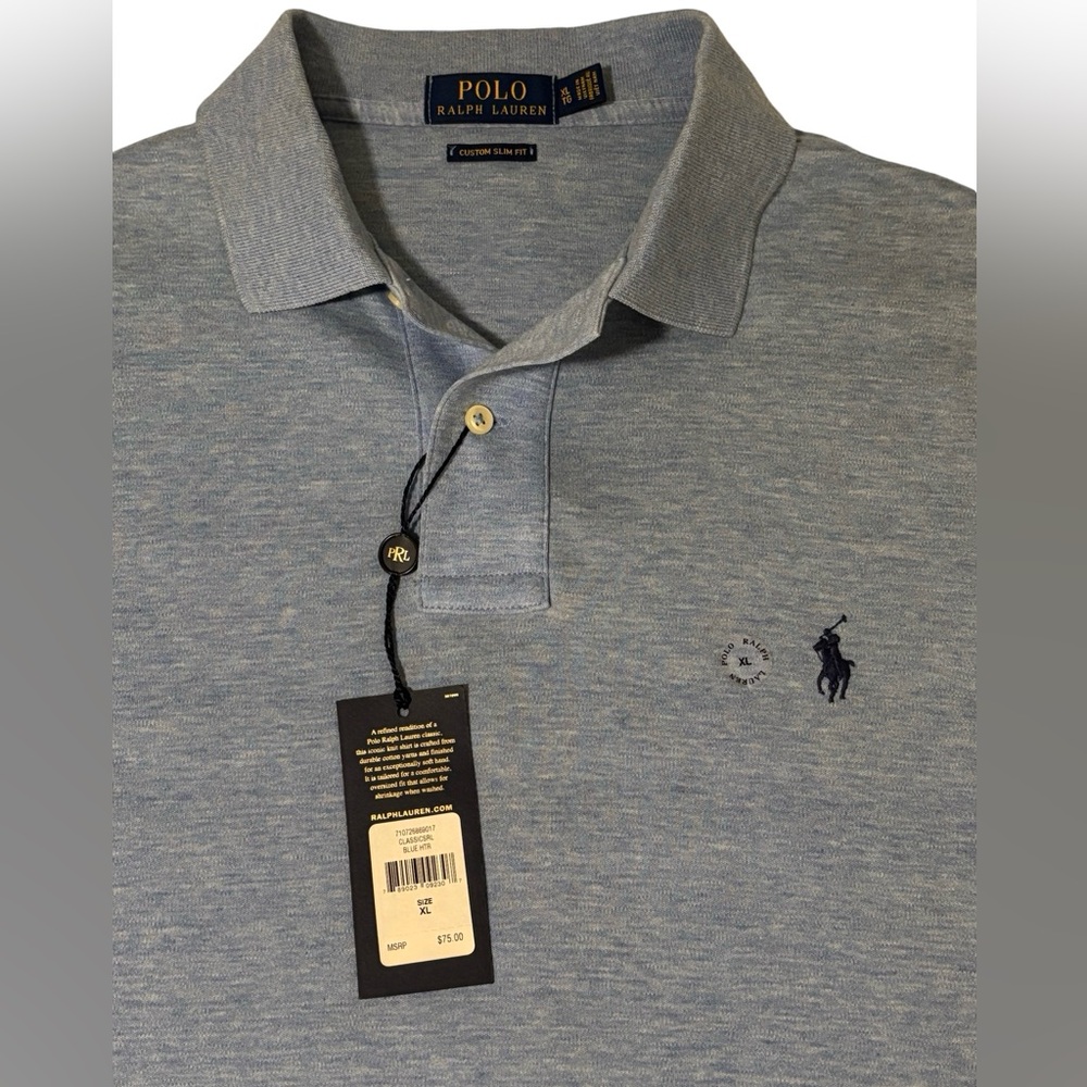 Polo Ralph Lauren Polo Shirt Short Sleeved, Slim Fit XL, NTW, Never worn!